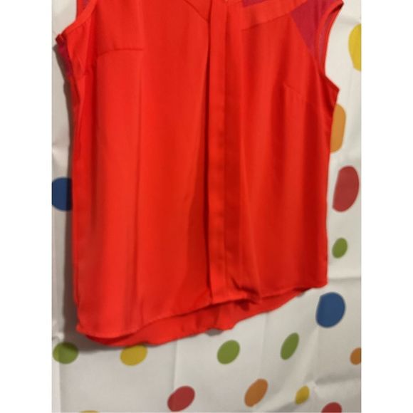 NEW KUT From The Kloth Orange Top Zipper Back Size M 🌸🍒 - Picture 6 of 11